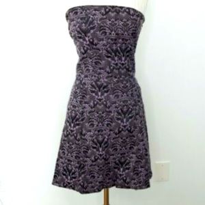 Tripp NYC Vintage purple and black corset dress